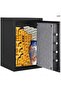 30 Minutes Fireproof Safe Box with Digital Keypad and Key Lock RBFP66 (66x43x35 cm) - Black - 5