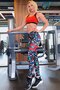 Slim Fit Sports Leggings Diving Fabric High Waist