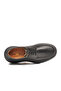 Black Genuine Leather Orthopedic Men's Casual Shoes 255220 m - 4