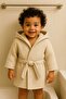 4 Layer Beige 100% Cotton Muslin Children's Bathrobe
