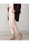 Thick Belted Fabric Trousers -Cream - 7