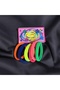 5 Pieces of 6 Mixed Color Women's Rubber Buckles