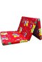Folding Foam Mattress 3-Pieces Single 180x90 cm (Multicolor) - 6