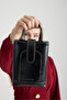 Women's Crossbody Leather Bag - 3