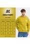 Crew Neck Embroidered Oversize Raster Basic Men's Sweatshirt - 8