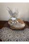 Set of 6 Stylish Coffee Side Presentation Guipure Tulle Napkins - 4