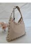 Women's Shoulder Bag with Metal Detail – Stylish Design Suitable for Leather-Look Day and Night Combinations - 3