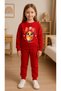 Children's Team Sweatshirt Fancy Pen Printed Girls Boys Crew Neck3 4-5-6-7-8-9-10-11-12Years