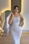 Zippered Cardigan Suspender Dress Gray Double Set - 6