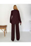 Women's Bitter Brown Blazer Jacket Pants Set |   Office & Stylish Suit - 8