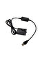 Dummy Battery ACK-E10 5V-8.4V USB Drive Cable DR-E10 DC Coupler for Canon - 2