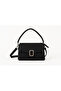 Soft Leather Crossbody and Shoulder Bag with Multi-Compartment Lock Detail - 2
