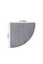 Shower Mat Non-Slip Bath Mat Corner Shower with Suction Cups Drain Holes 54X54 cm M-163 - 4