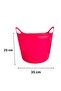 Pink Basket, Flexible Plastic Bucket – 20 Liters, Cleaning Bucket, Flexible Toy and Laundry Basket - 6