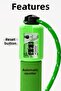 Jump Rope with Counter Length Adjustable Skipping Tab Rope Jump Rope Braided Cord K1543 - 5