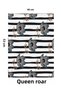 Oven Decoration Cover 40X53 cm - Striped Floral Pattern - Modern Kitchen Cover - 2