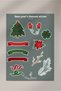 New Year Themed Sticker Set - 6 Pieces / Agenda, Notebook, Bullet Journal, Scrapbook - 4
