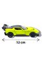 Iron Super Sports Car Model (Yellow) – Opening Doors, Rear Spoiler - 2