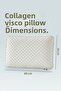 Orthopedic Plump Visco Pillow [Soft] Collagen Supported Anti-Aging Beauty Pillow - 4