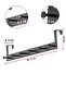 Practical 6-Piece Metal Door Hanger - Black with 30 kg Carrying Capacity, 46.5 cm - 2