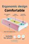 Comfy Orthopedic Visco Pillow with Neck Support 60X40X12/10Cm - 5