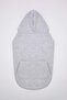 Pet Kapüşonlu Gri Melanj Köpek Sweatshirt TPHAW26KF00003 - 6