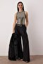 Gold Crew Neck Knitted Sequin Snap Body Tpraw26Bd00002 - 2