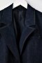 Koyu Mavi Cep Detaylı Bele Oturan Dar Kalıp Blazer Denim Ceket TBBAW26AG00042 - 7