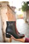 Pamela Real Leather Buckle Detailed Zippered Boots - 2