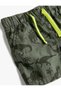 Dinosaur Printed Shorts Cotton with Elastic Waist - 3