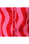 Tarabya Pink - Red Viscose Polyester Cardigan - 3