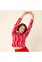 Tarabya Pink - Red Viscose Polyester Cardigan