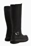 Juliah Black Buckle Detailed Zippered Women's Boots - 6