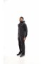 Men's Fleece-Lined Zip-Up Hoodie Sports Tracksuit Set - 3