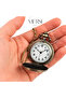 Antique Chain Pocket Watch with Eagle Figure |   Retro Watch with Chain Men's Gift Accessory - 2