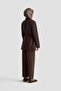 Elastic Waist Pleated Trousers 25Kd9005 Brown - 5