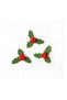 Kokina Flower Christmas Ornament, Christmas Glass Ornament, Felt Christmas Tree Ornament Pine Tree Ornament Christmas Ornament 10Pcs - 3