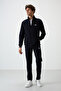بدلة رياضية للرجال من Troy Navy Blue Standard Mould - 85196