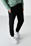 Black Zipper Pocket Standard Fit Jogger Men's Tracksuit Bottom - 84587 - 4
