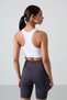 White Back Detailed Skinny Fit U-Neck Women's Sports Bustier - 97120 - 6
