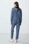 Petrol Hooded Hidden Pocket Detail Standard Fit Women's Tracksuit Set - 95306 - 8