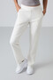 Ecru High Waisted Pocketed Comfortable Form Classic Leg Women's Tracksuit Bottom - 94584 - 4