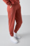 Cinnamon Hooded Kangaroo Pocket Comfortable Fit Elastic Leg Women's Tracksuit Set - 95288 - 4