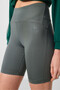 Aged High Waist Restorer Short Biker Women's Leggings - 91007 - 3