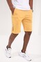 Mustard Single Zipper Pocket Detailed Lace up Standard Size Men's Shorts - 81202 - 2