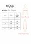 Women's Polo Neck White Corded Fabric Ribbed Knit Long Sleeve T-Shirt - 7