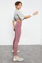 Dried Rose High Waist Slim Fit Skinny Leg Women's Leggings - 94011 - 6