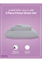 Fitted Sheet Set – 120x200 cm Twin Size, 1 Sheet + 1 Pillowcase, 30 cm Deep Pocket - 4