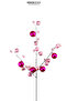 Christmas Ornament Ball Branch Pink Fuchsia 55 cm - 3