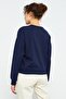 سويت شيرت نسائي من نوع Indigo Basic ذو شكل مريح ورقبة دائرية - 97114 - 7